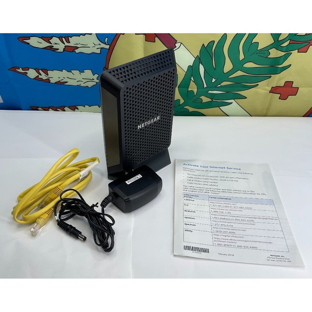 Netgear CM700 High Speed Cable Modem DOCSIS 3.0 Up To 1.4Gbps Xfinity Spectrum &